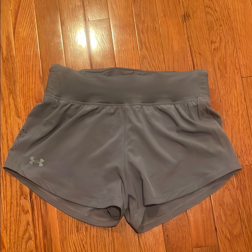 Under Armour Women’s Slate Gray/blue Athletic Shorts